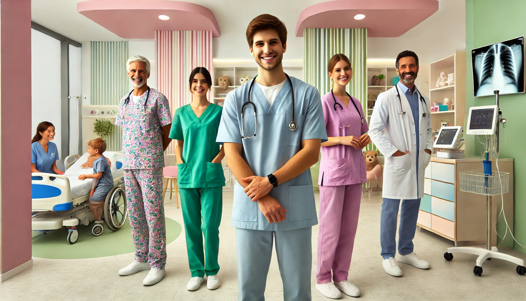 Jalecos e Scrubs: Como Cores e Estampas Influenciam a Percepção do Paciente